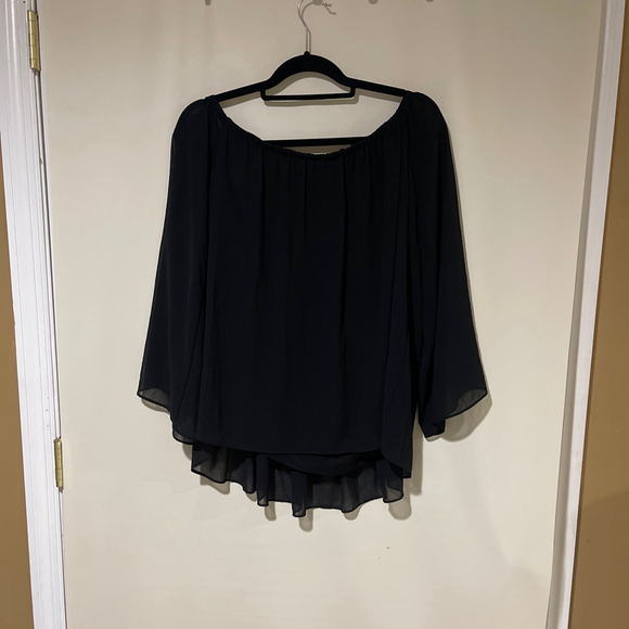 Bailey 44 Black Long Sleeve Blouse - Women's Medium - Picture 8 of 9